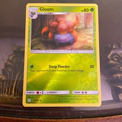 Pokemon card Gloom brand new in mint condition