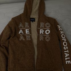 Aeropostale fur zipper jacket