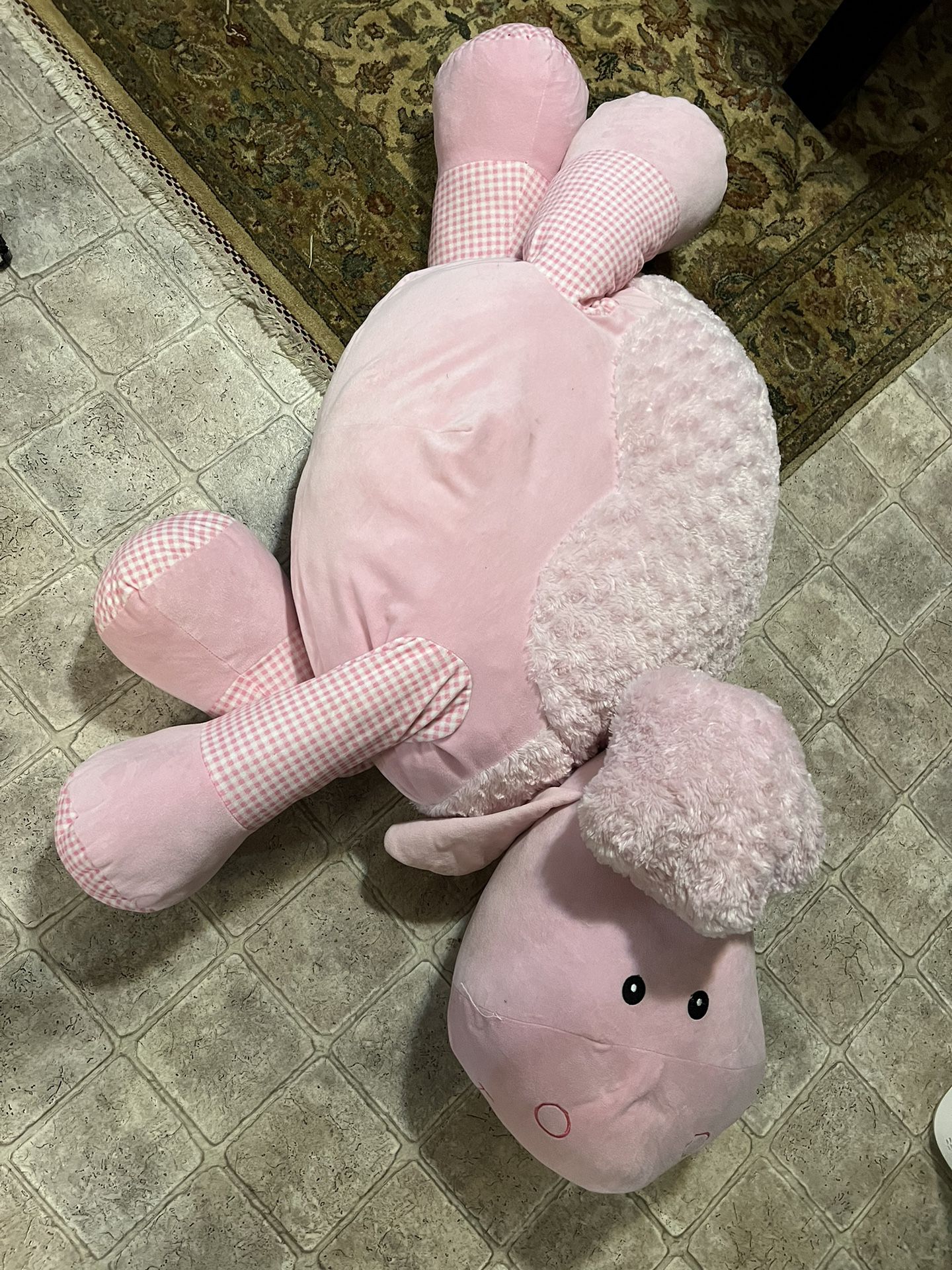 Large Pink Bunny Stuffed Animal 