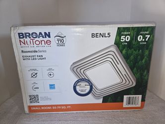 Broan NuTone Roomside Bathroom Exhaust Ventilation Fan With LED LIGHT BRAND NEW (PRICE IS FIRM)