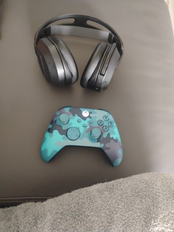 Wireless Headset USB To Xbox And Xbox Controller