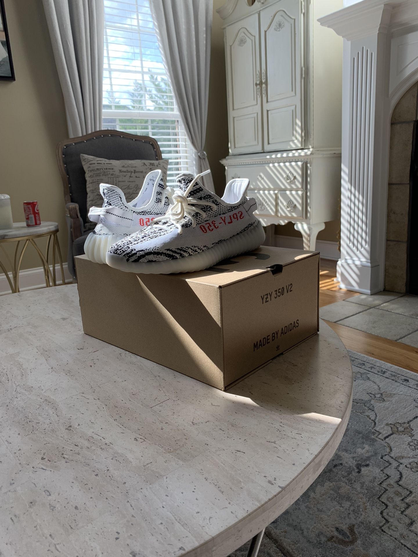 Yeezy 350 Boost V2 Zebras 9.5