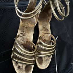 Prada gladiator sandals rope cuff shoe strap sandals ankle bracelet flats y2k 
