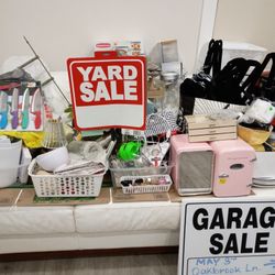 Yard Sale Saturday Nov, 8th.