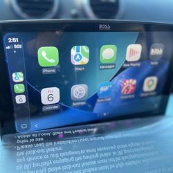 BOSS Audio Systems BCPA10 Single DIN Car Stereo Wireless Apple CarPlay, Wireless Android Auto, 10.1 Inch Touchscreen, Bluetooth, AM/FM Radio Receiver