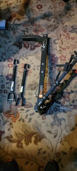 Allen Sports 4-Bike Hitch Rack (542RR) with 2 Bonus Frame Adapter Bars