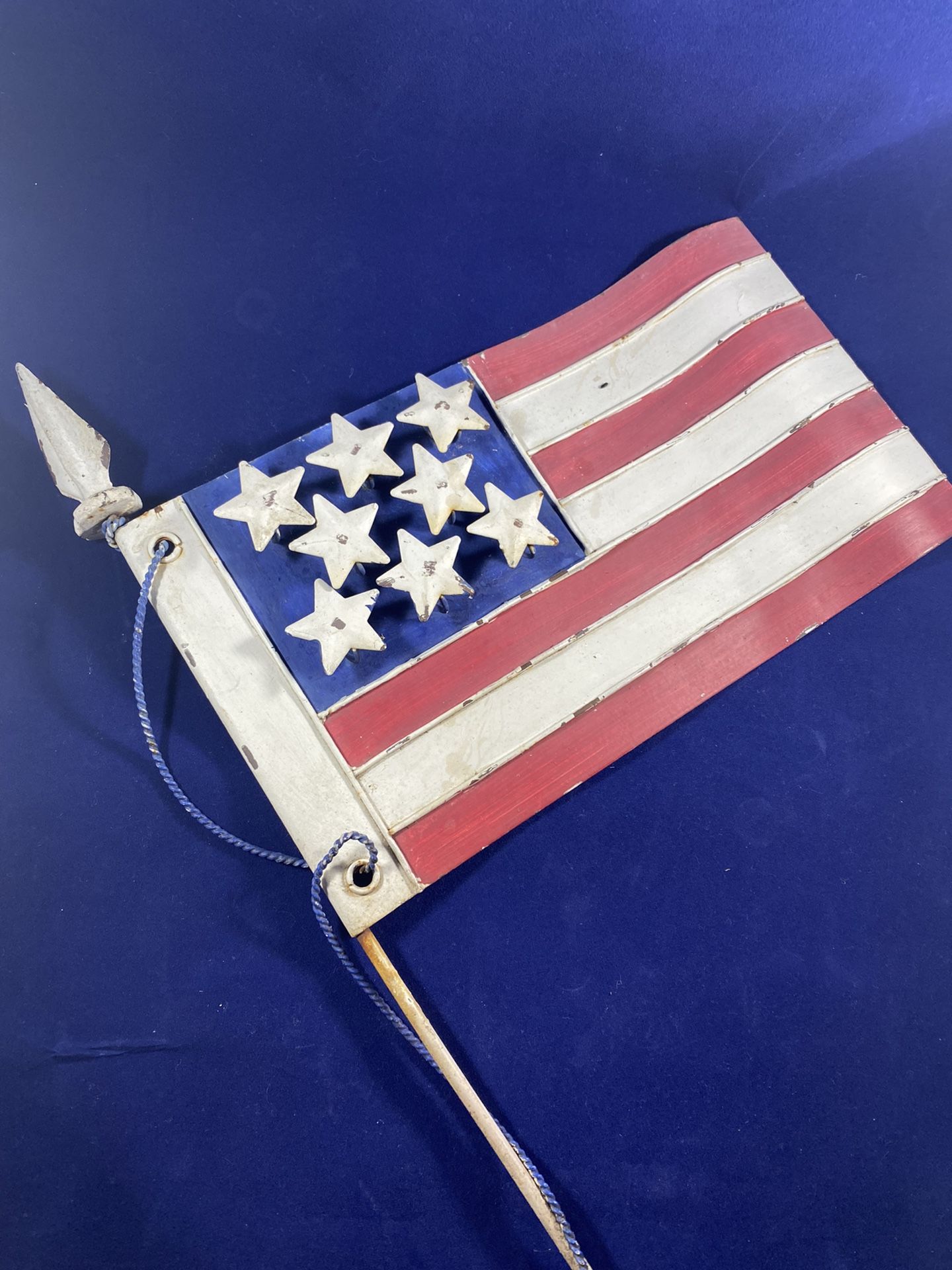 Metal American Flag