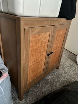 Rattan cabinet