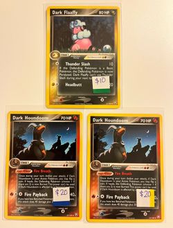 Dark Houndoom/Flaaffy Pokémon Team Rocket Returns Near Mint