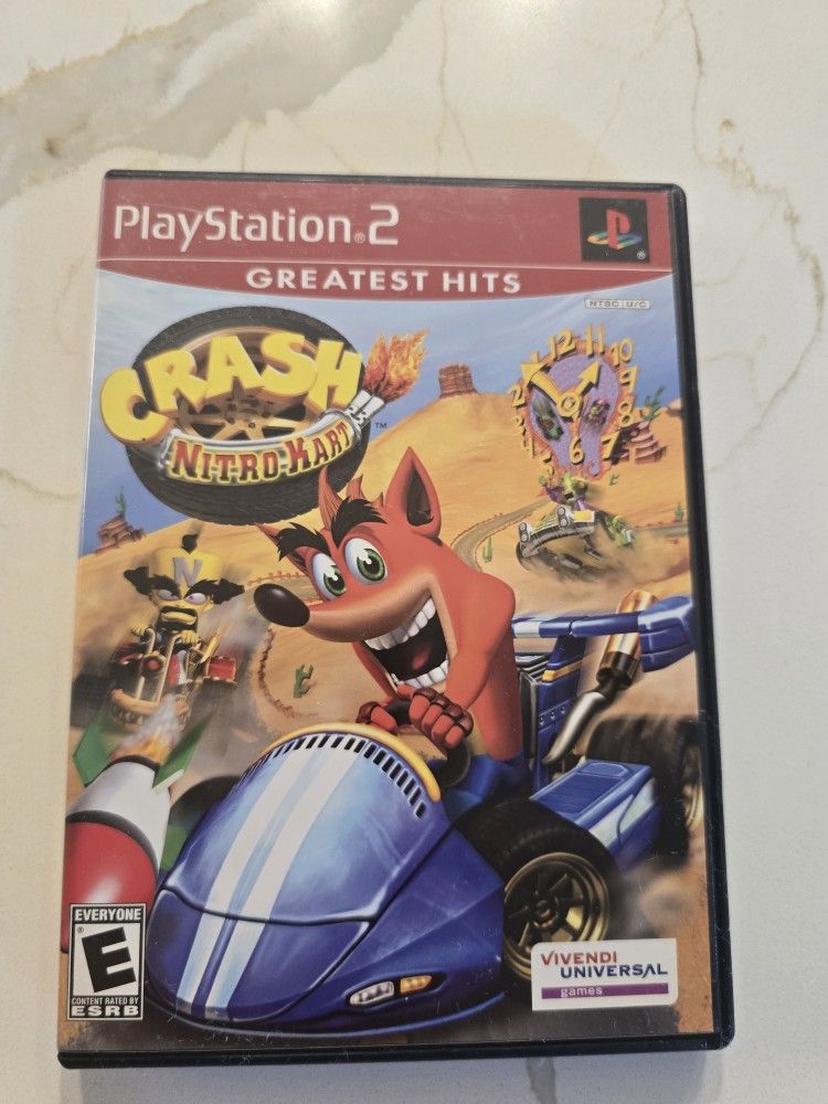 Crash Nitro Kart Greastest Hits Sony PlayStation 2 PS2