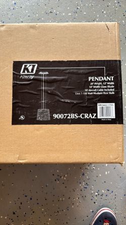 Kenroy Pendant Lights 90072BS-CRAZ