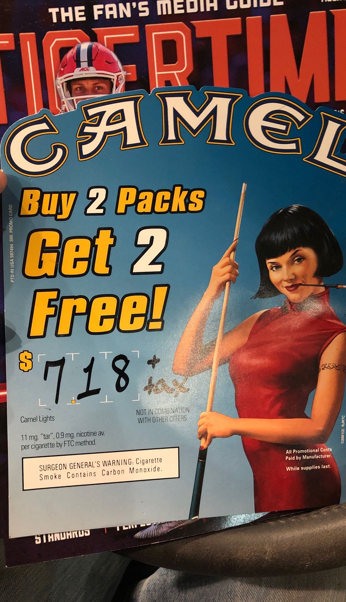 Vintage camel sign