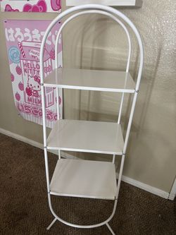 White shelf