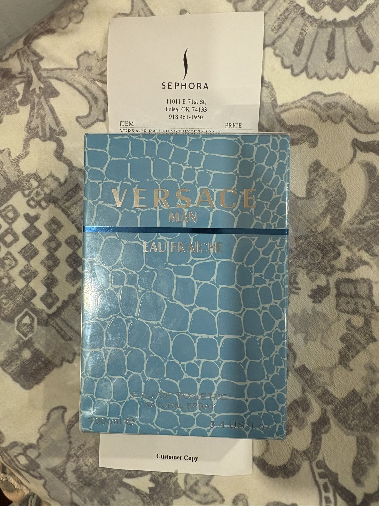 Versace Man new Sealed 3.4 Fl Oz