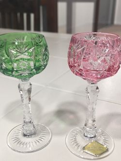 Crystal Cordial Glasses (2)