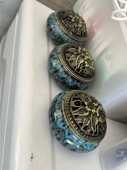 Ceramic mosquito-coil holders/burners