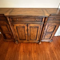 China Cabinet And Writing  Desk