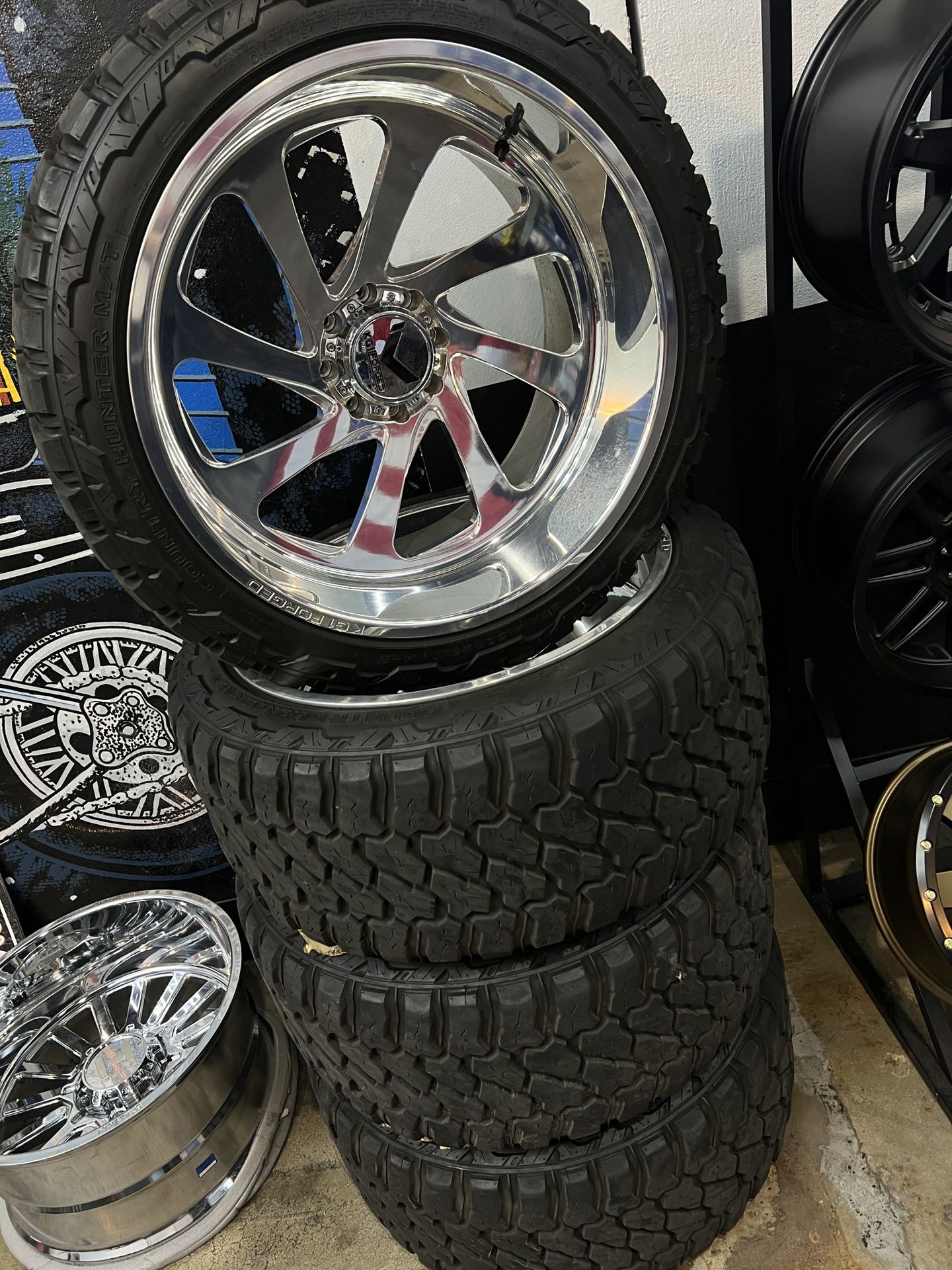 26x14 KG1 Forged Swoop 8x6.5 37” Fury MT