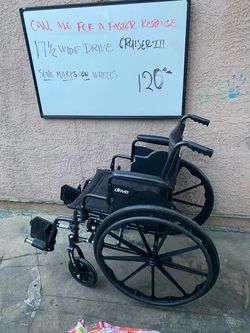 Drive Cruiser III Wheelchair 17.5" Wide