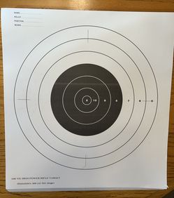 Bundle of 50 Paper Targets