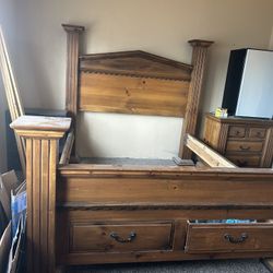 Wood Bedroom Set