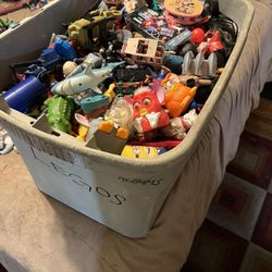 Huge Vintage Toy Bin – Early 80s, 90s & 2000s – Only $1 Each!  Description: Dive into nostalgia with a massive lot of vintage toys spanning the