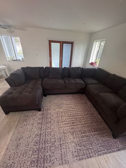 Cindy Crawford Home Metropolis Slate 3 Pc Sectional