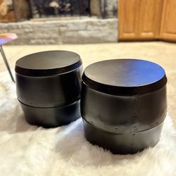 Iron Drum Stools (black)