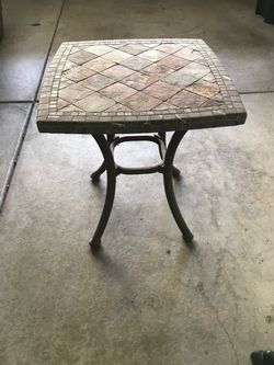 Outdoor Patio Table Mosaic
