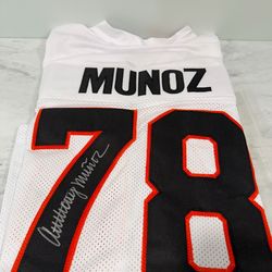 Anthony Munoz Autographed Custom Jersey