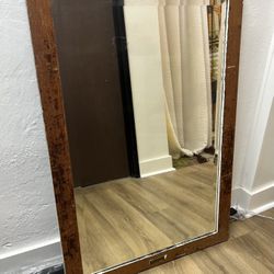 Vintage Barbershop Mirror