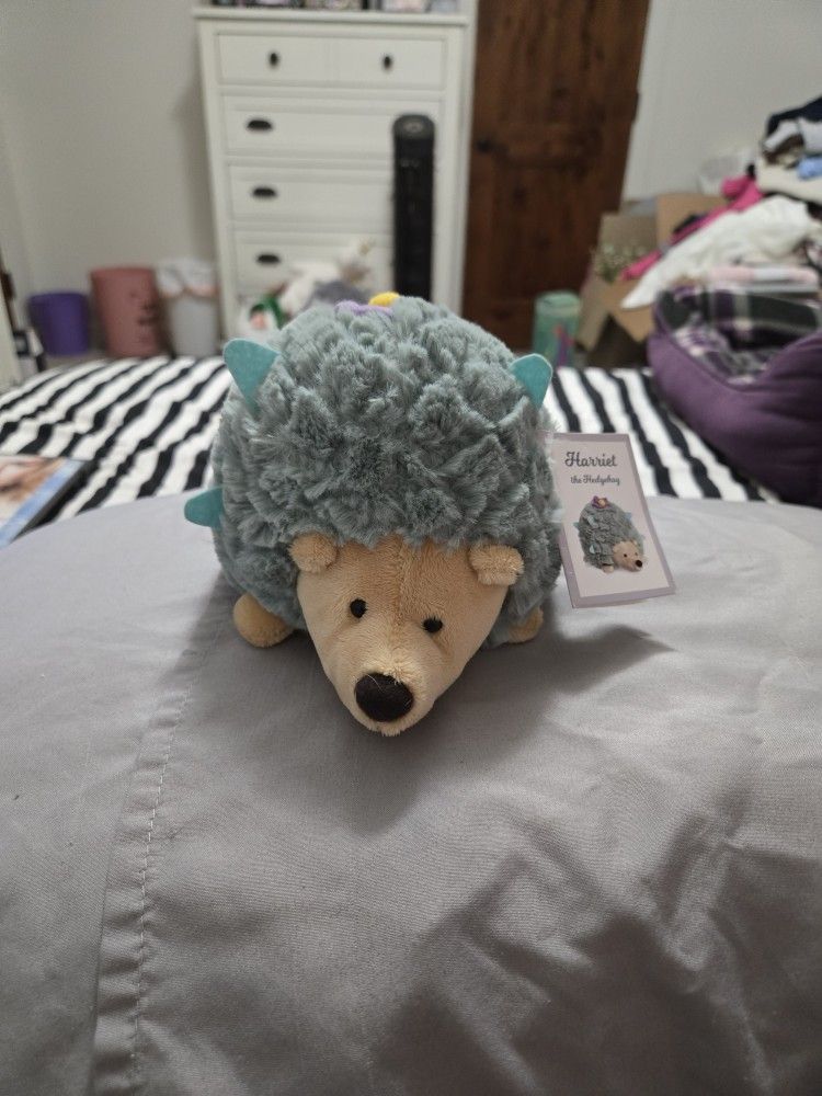 New. Harriet The Hedgehog. Plush.