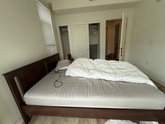 IKEA queen size bed and mattress