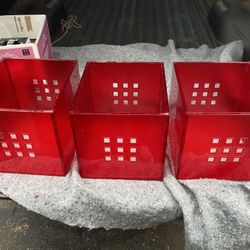 3 IKEA Lekman Plastic Bins, $45 Total, All 3, Good Shape, Delivery