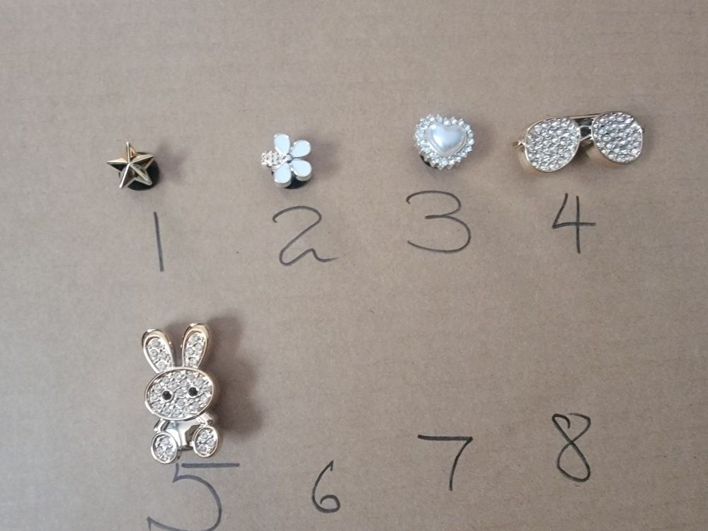5 Jewel Shoes Charms For Crocs Or Clogs