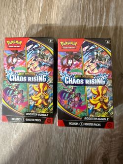 Pokemon Chaos Rising Booster Bundle
