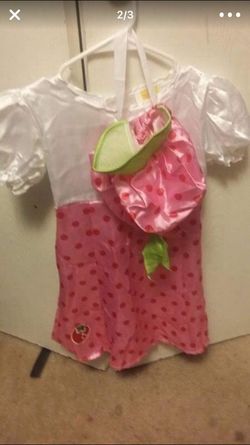 Girl strawberry short cake costume