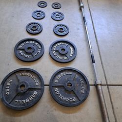 Olympic Bar And Plates 