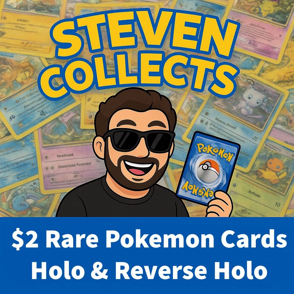$2 Rare Pokemon Cards | Holo & Reverse Holo Collection