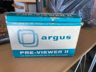 Argus Pre-Viewer II Slide Viewer