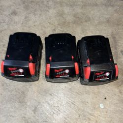 Milwaukee m18 5.0ah Batteries