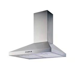 30 in. 350CFM Convertible Pyramid Wall Mount Range Hood in Stainless Steel with Charcoal Filter and LED Lighting