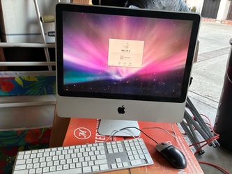 Two older model iMacs- early to mid 2010s