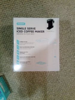Single Serve Iced Coffee Maker