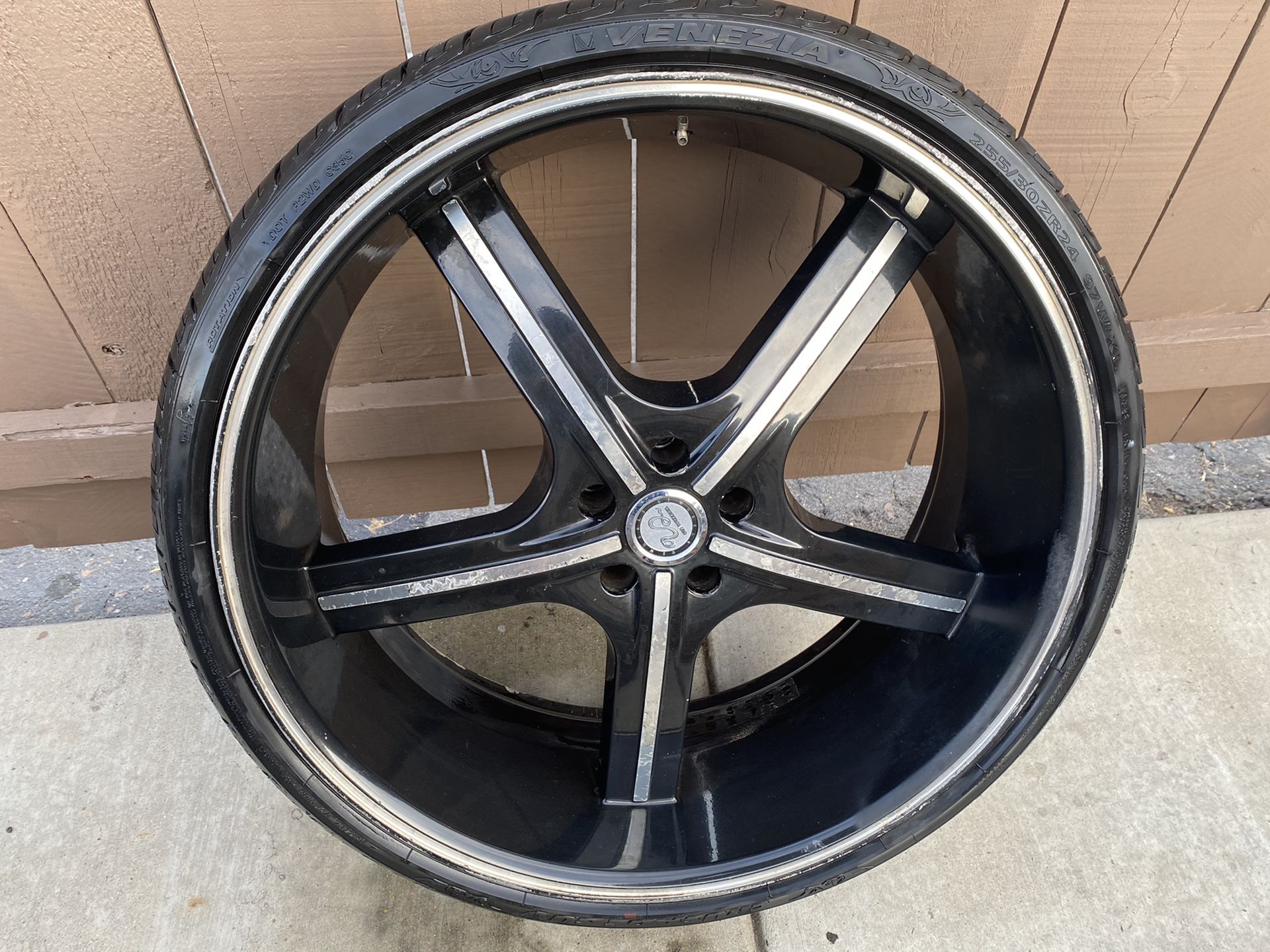 24 inch rims with used tires