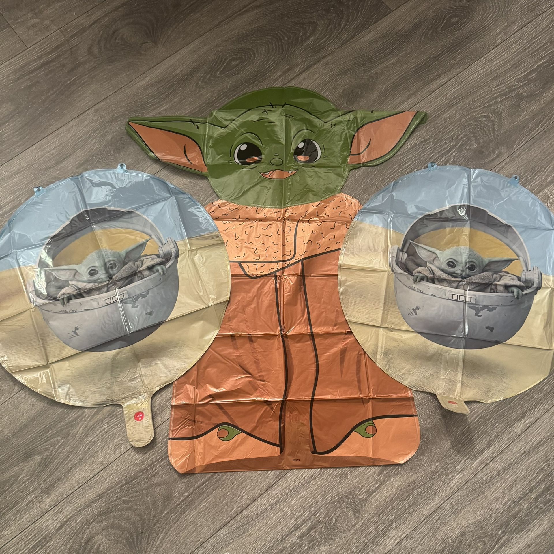 Yoda Party Supplies, Baby Yoda Birthday Party Decorations 1 Banner, Printed and Foil Balloons, Cake & Cupcake Topper, Hanging Swirls