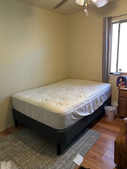 Full size bed and frame