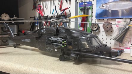 Flywing MH 60  “ Nighthawk Special Ops’” GPS RC Helicoptor with Upgrades - Only 10 flights