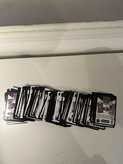 125 random bulk of unused pokemon code cards