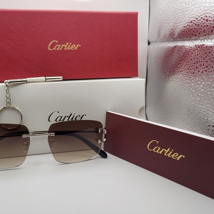 Cartier Glasses(Brown)Unisex
